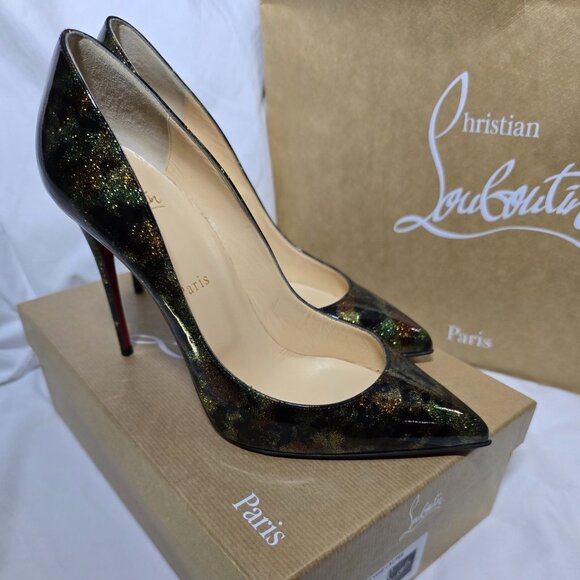 Christian Louboutin Shoes - Christian Louboutin Pigalle Follies 100 Patent Milky Way
